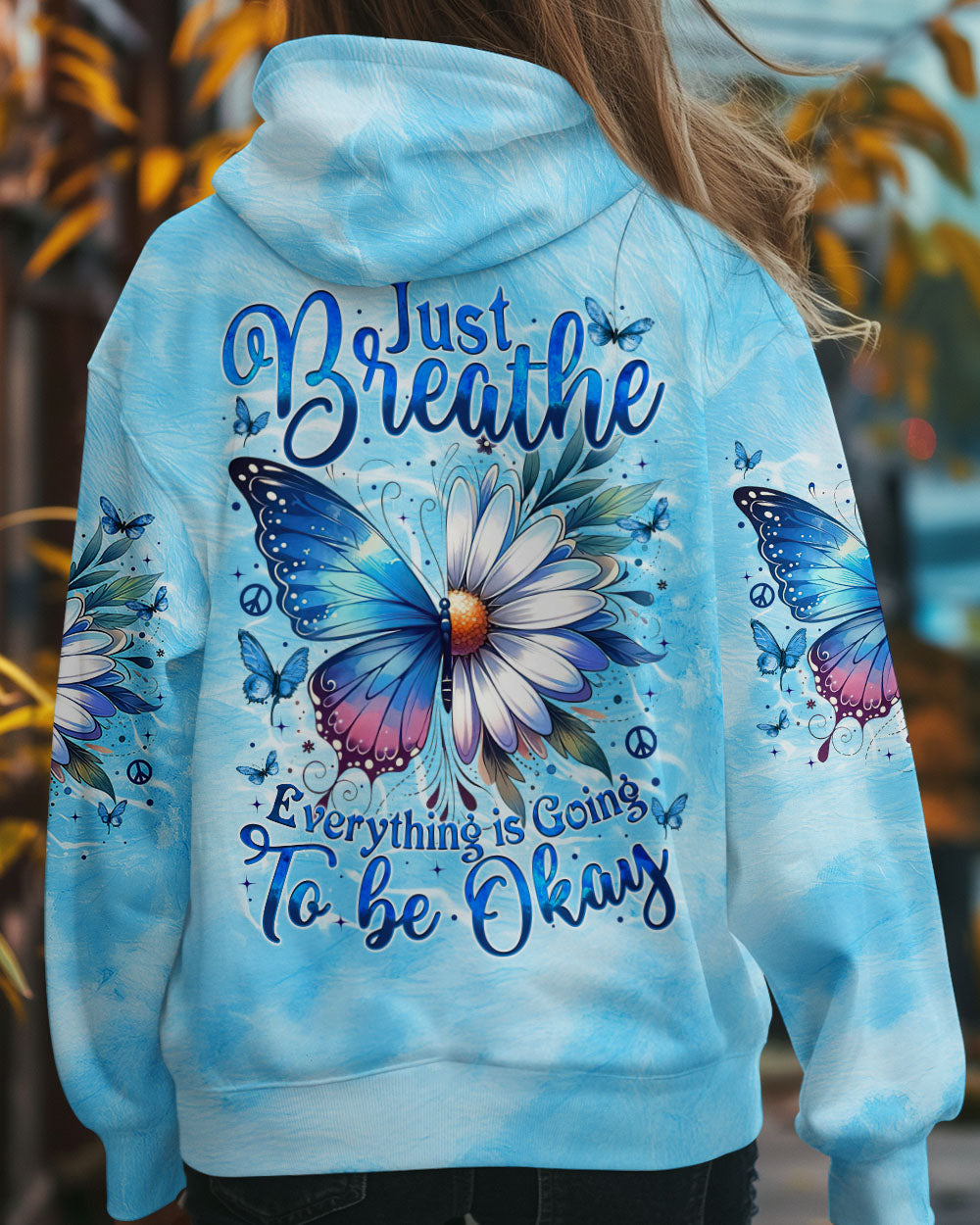 JUST BREATHE BUTTERFLY ALL OVER PRINT - TYTM2001252