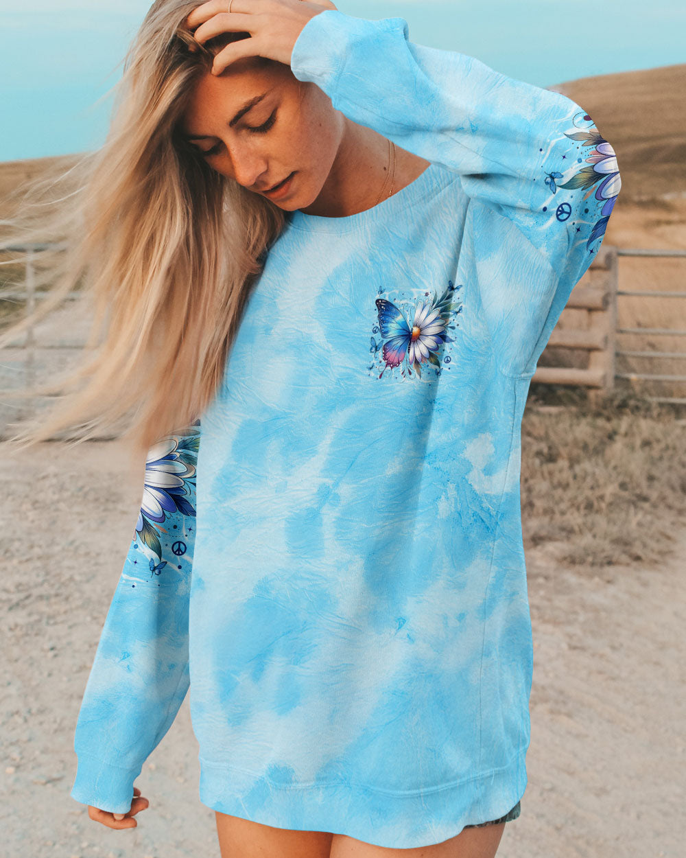 JUST BREATHE BUTTERFLY ALL OVER PRINT - TYTM2001252