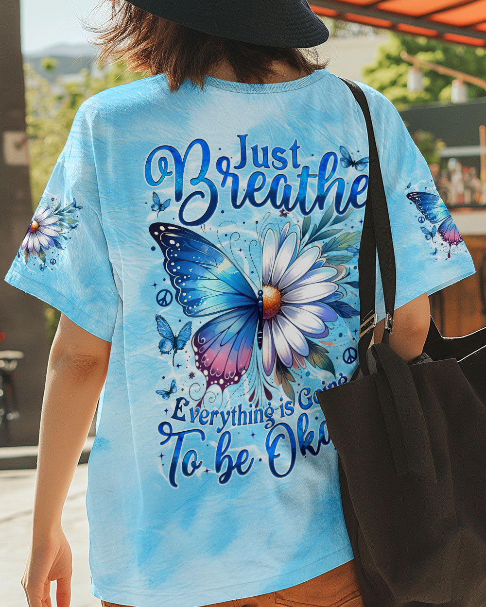 JUST BREATHE BUTTERFLY ALL OVER PRINT - TYTM2001252