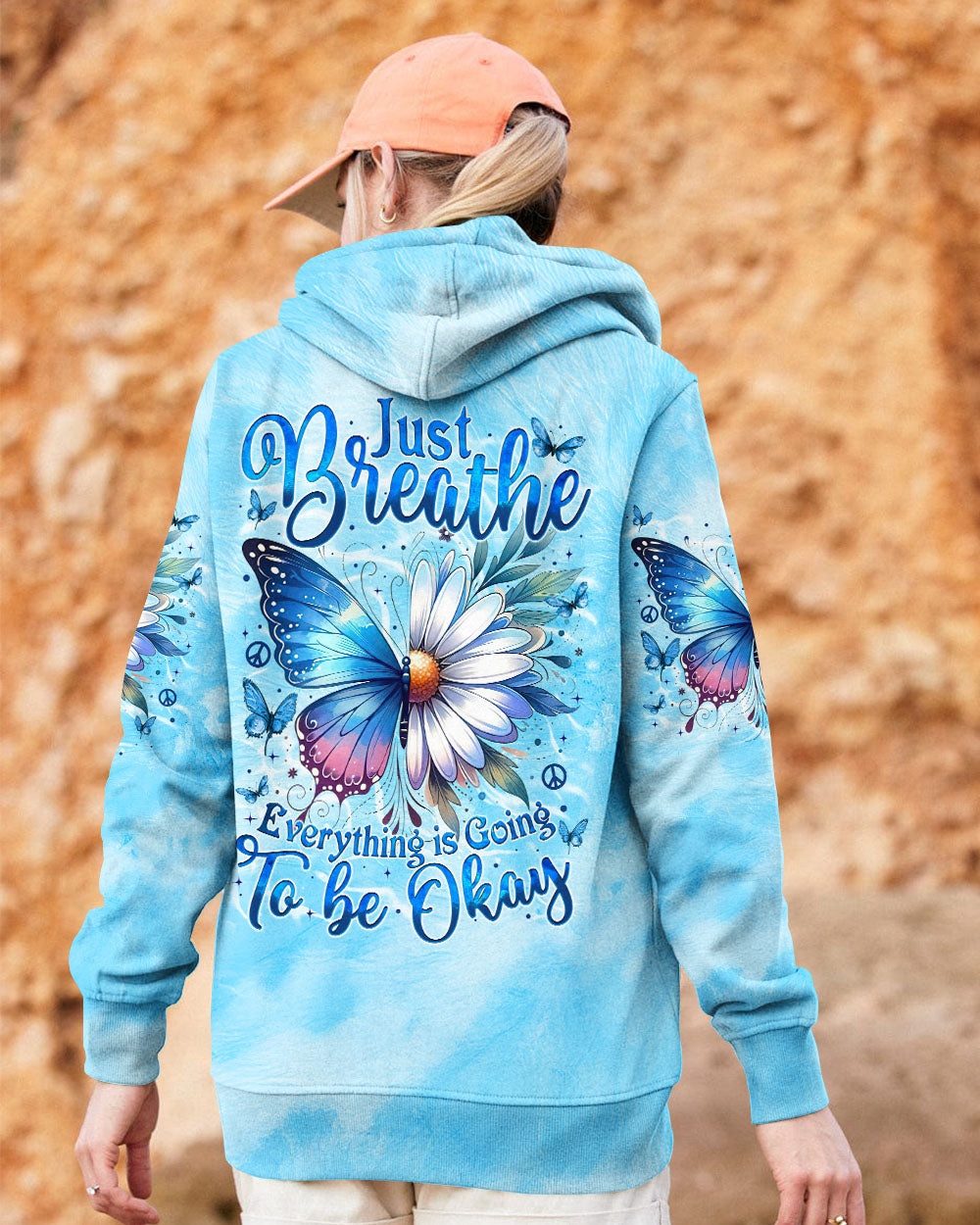 JUST BREATHE BUTTERFLY ALL OVER PRINT - TYTM2001252