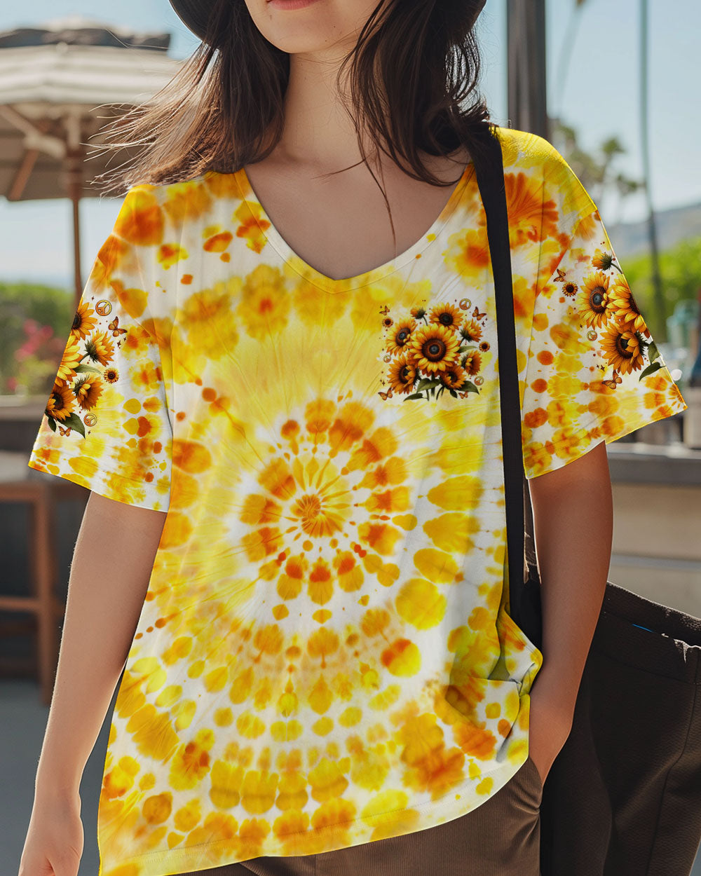 YOU BELONG AMONG THE WILDFLOWERS SUNFLOWERS TIE DYE ALL OVER PRINT - TYTM2002253
