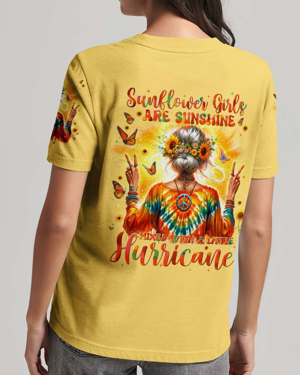 SUNFLOWER GIRLS ALL OVER PRINT - TYTM2005244