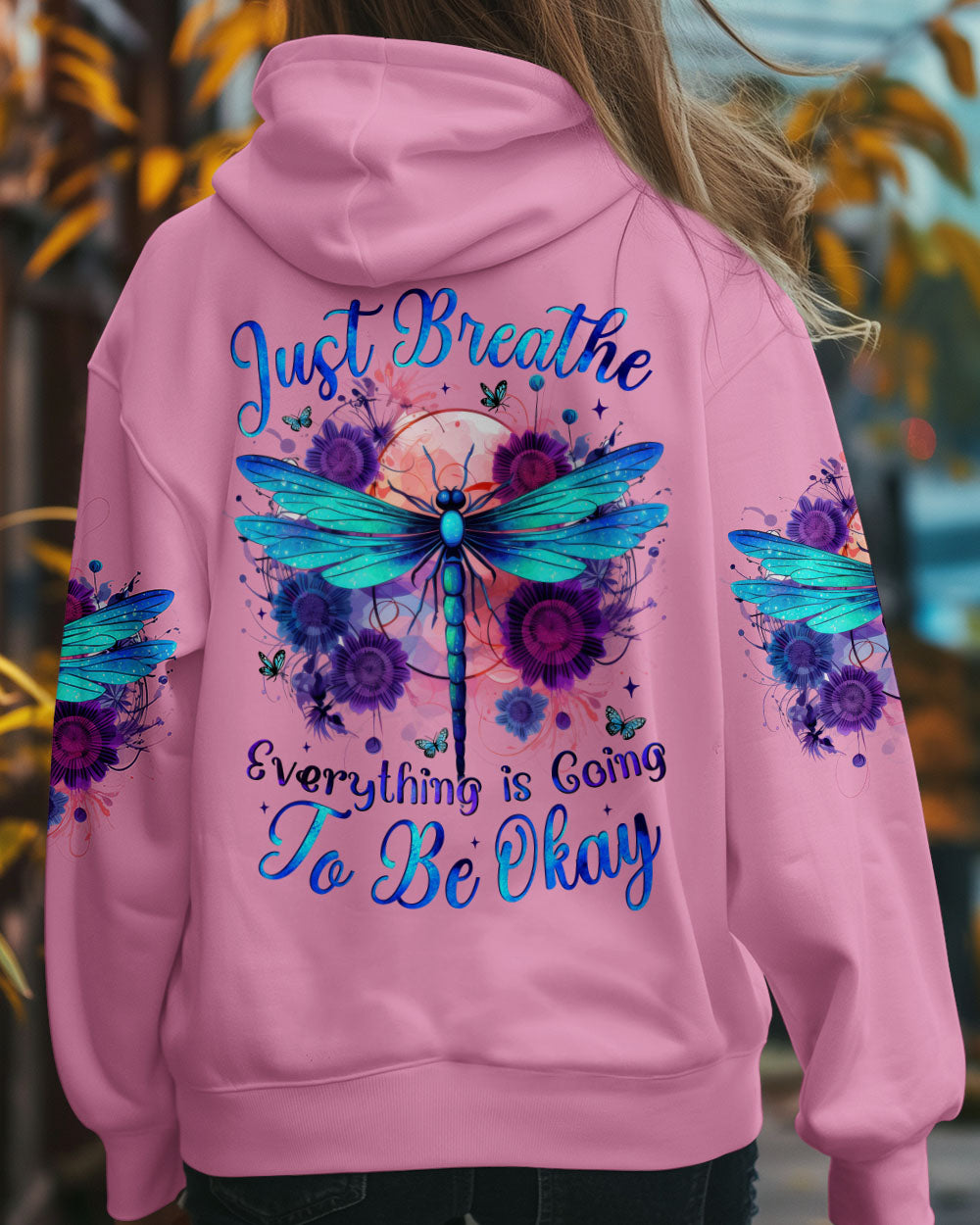 JUST BREATHE DRAGONFLY ALL OVER PRINT - TYTM2005252