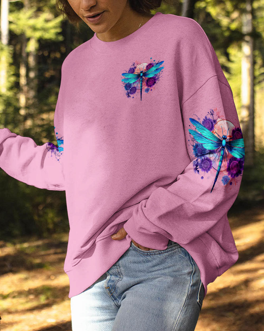 JUST BREATHE DRAGONFLY ALL OVER PRINT - TYTM2005252