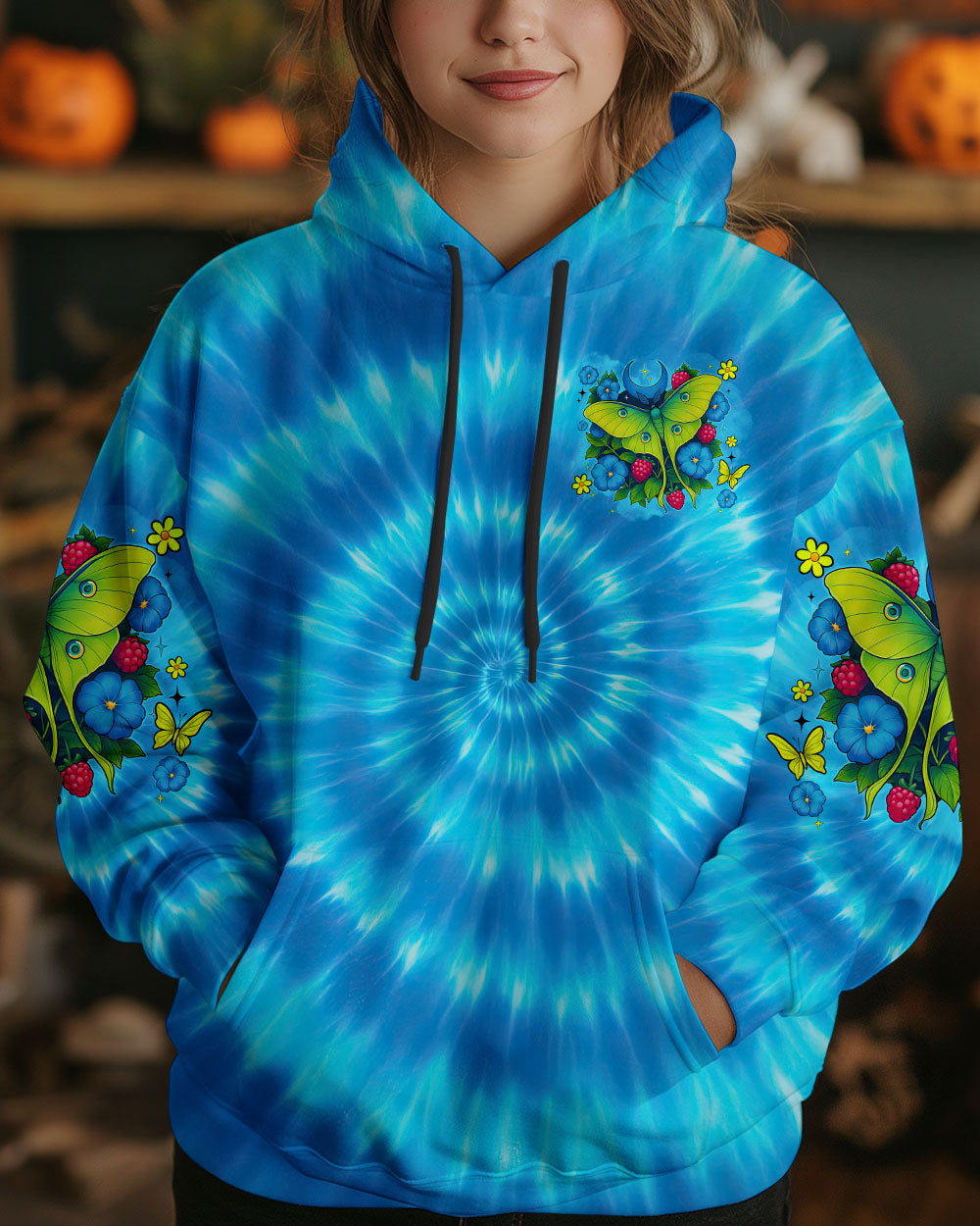 WHISPER WORDS OF WISDOM LET IT BE BUTTERFLY TIE DYE ALL OVER PRINT - TYTM2104252