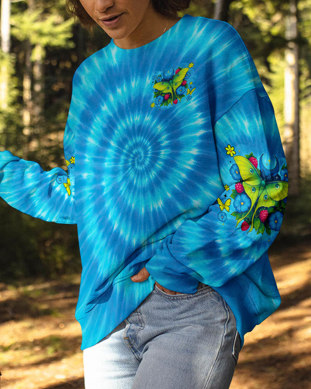 WHISPER WORDS OF WISDOM LET IT BE BUTTERFLY TIE DYE ALL OVER PRINT - TYTM2104252