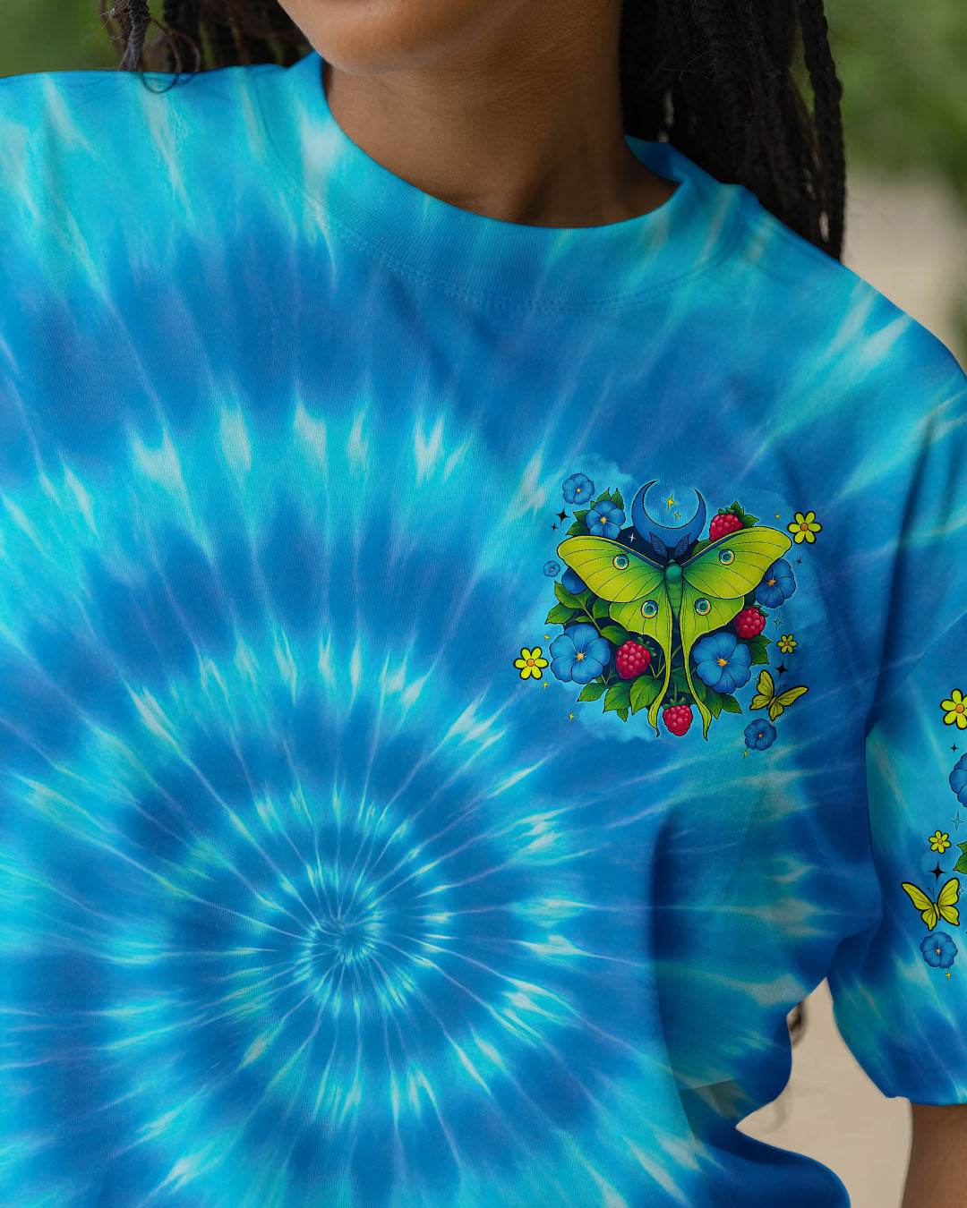 WHISPER WORDS OF WISDOM LET IT BE BUTTERFLY TIE DYE ALL OVER PRINT - TYTM2104252