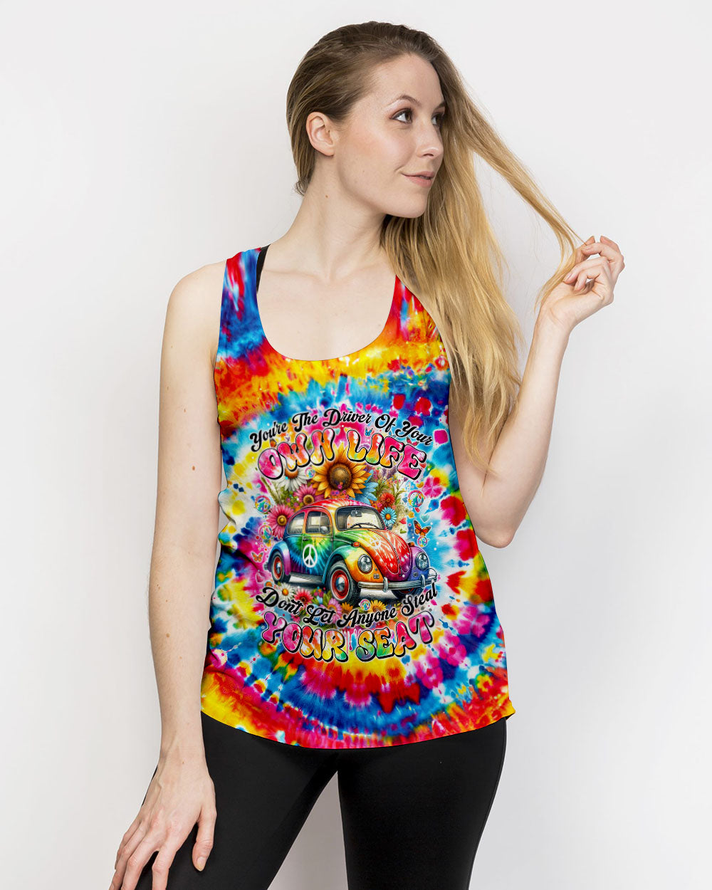 YOU'RE THE DRIVER OF YOUR OWN LIFE TIE DYE ALL OVER PRINT - TYTM2201243