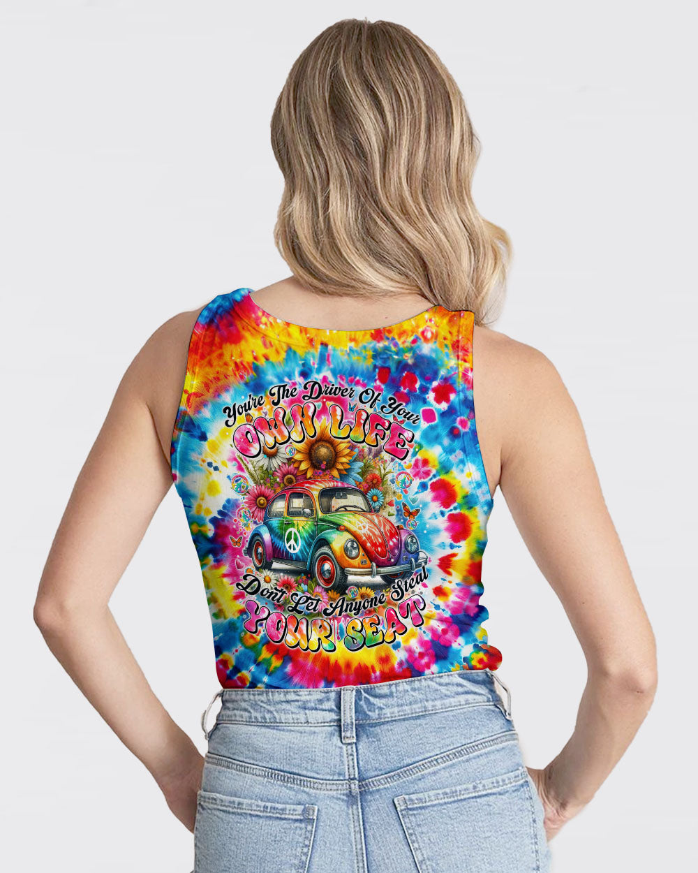YOU'RE THE DRIVER OF YOUR OWN LIFE TIE DYE ALL OVER PRINT - TYTM2201243