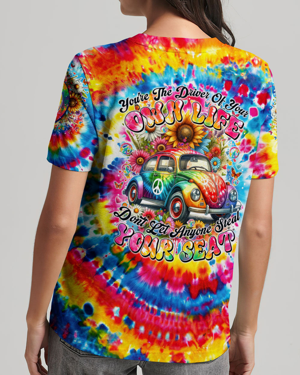 YOU'RE THE DRIVER OF YOUR OWN LIFE TIE DYE ALL OVER PRINT - TYTM2201243