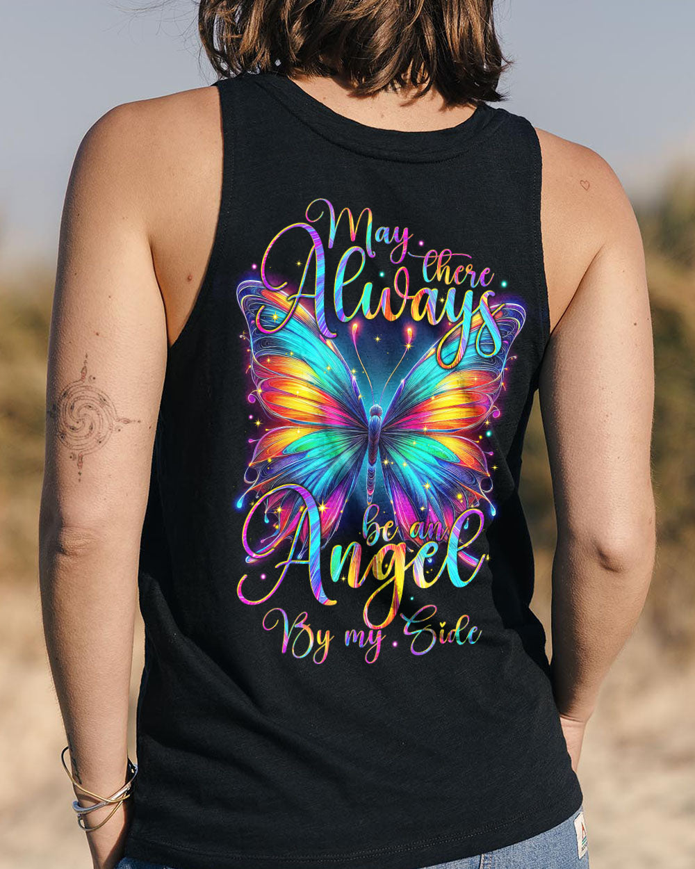 ANGEL BY MY SIDE BUTTERFLY ALL OVER PRINT - TYTM2204241