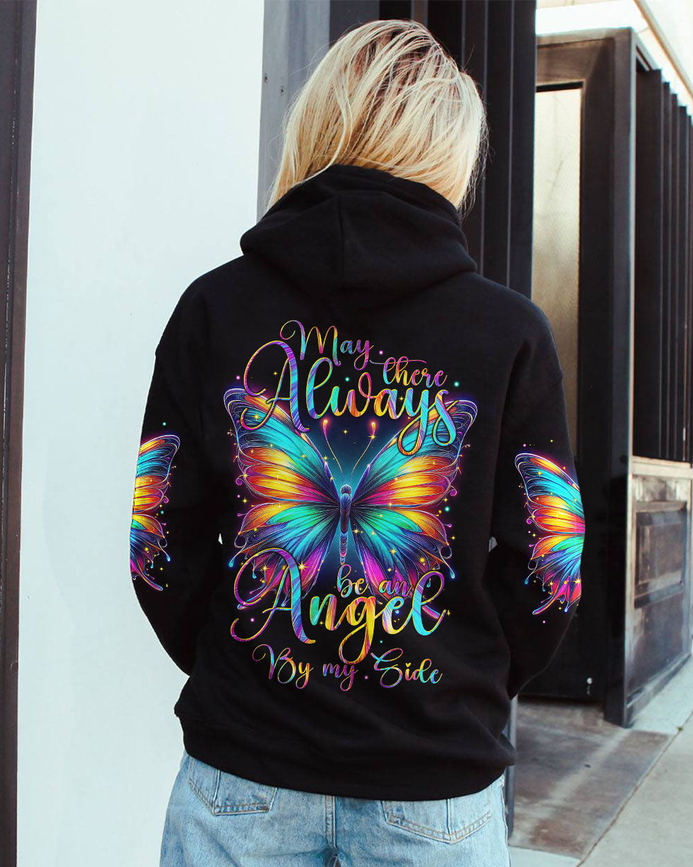 ANGEL BY MY SIDE BUTTERFLY ALL OVER PRINT - TYTM2204241
