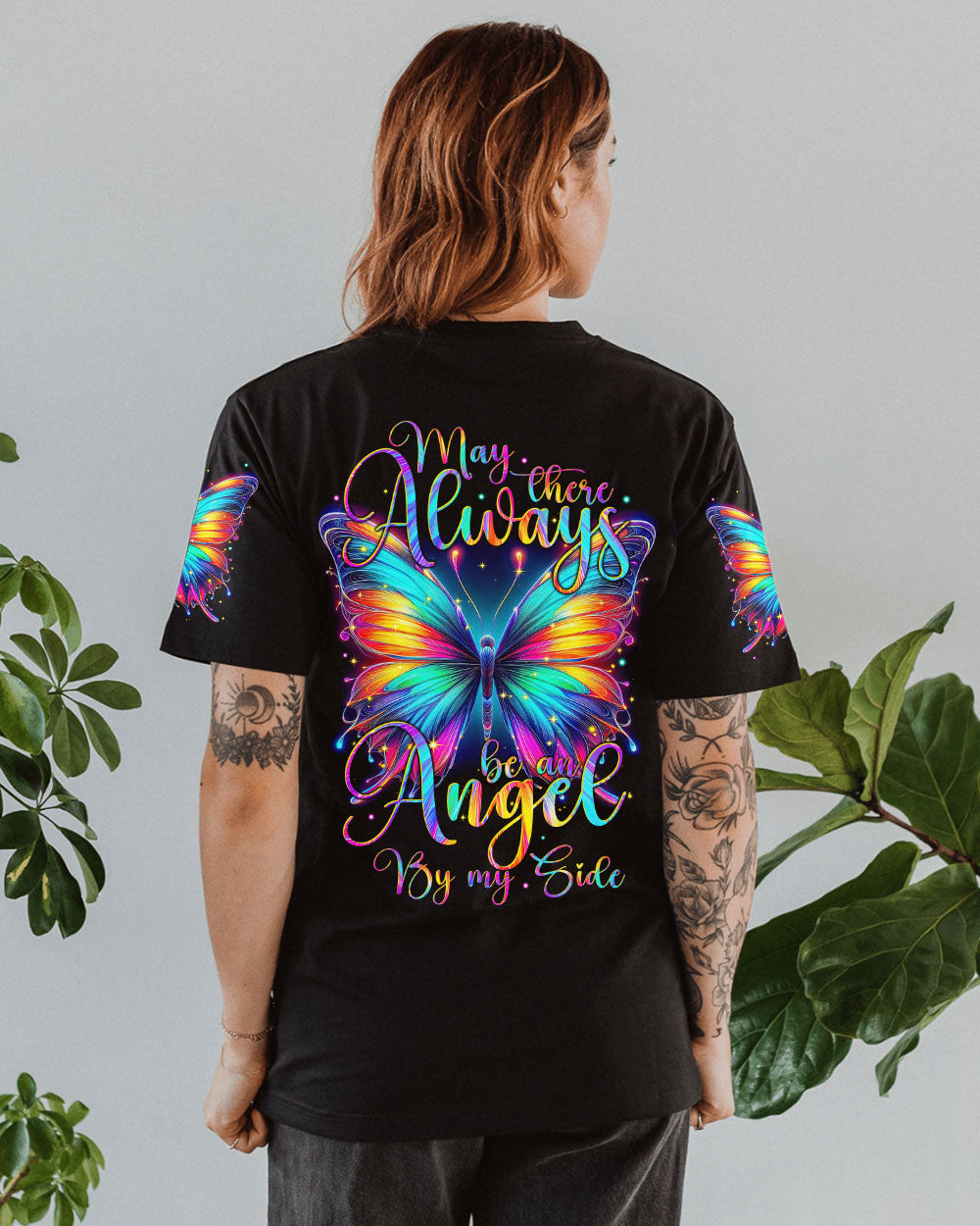 ANGEL BY MY SIDE BUTTERFLY ALL OVER PRINT - TYTM2204241