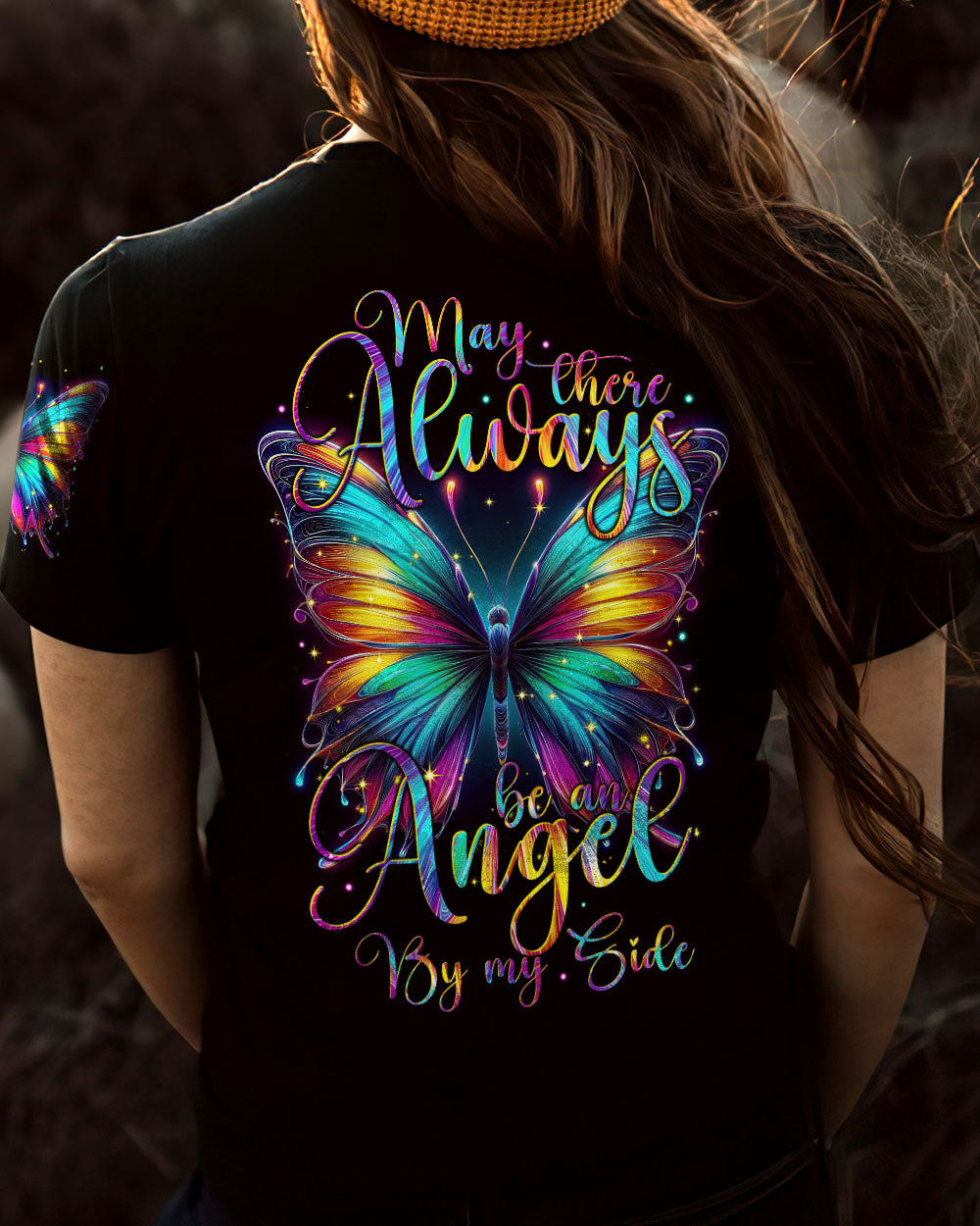 ANGEL BY MY SIDE BUTTERFLY ALL OVER PRINT - TYTM2204241