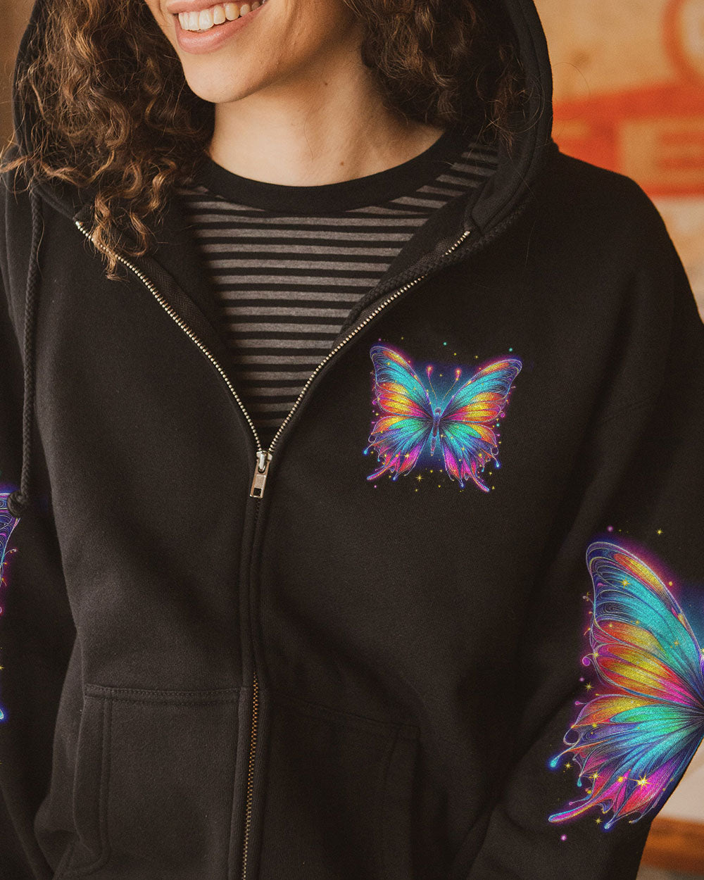 ANGEL BY MY SIDE BUTTERFLY ALL OVER PRINT - TYTM2204241