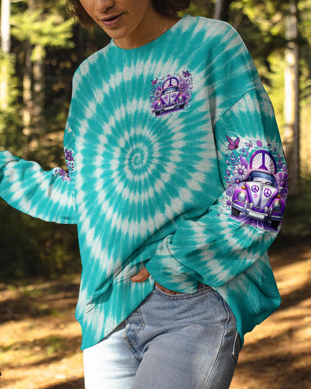 RUNNING AGAINST THE WIND TIE DYE ALL OVER PRINT - TYTM2204252