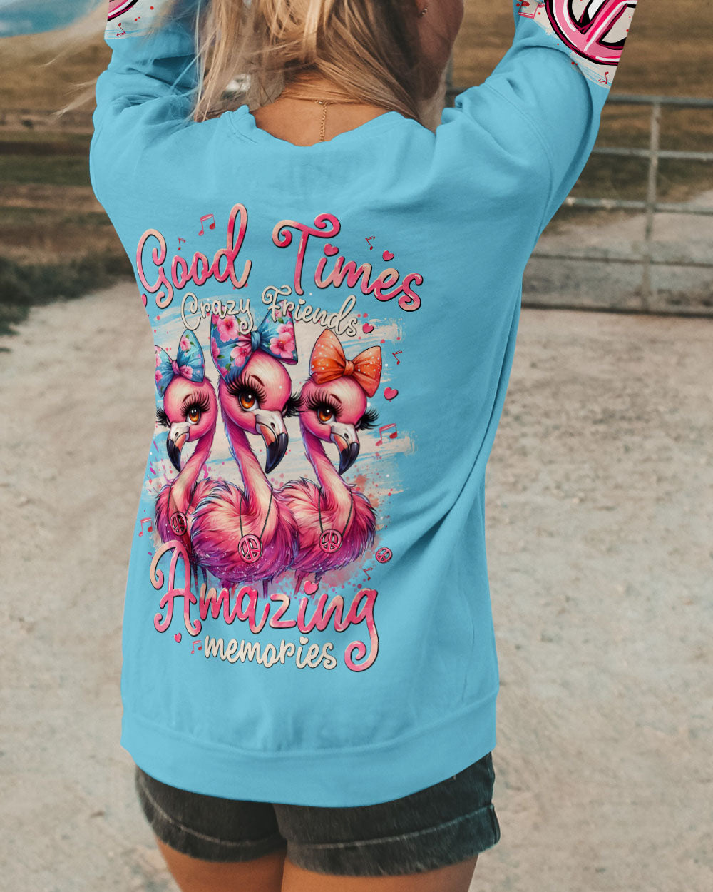 GOOD TIMES CRAZY FRIEND FLAMINGO ALL OVER PRINT - TYTM2205243