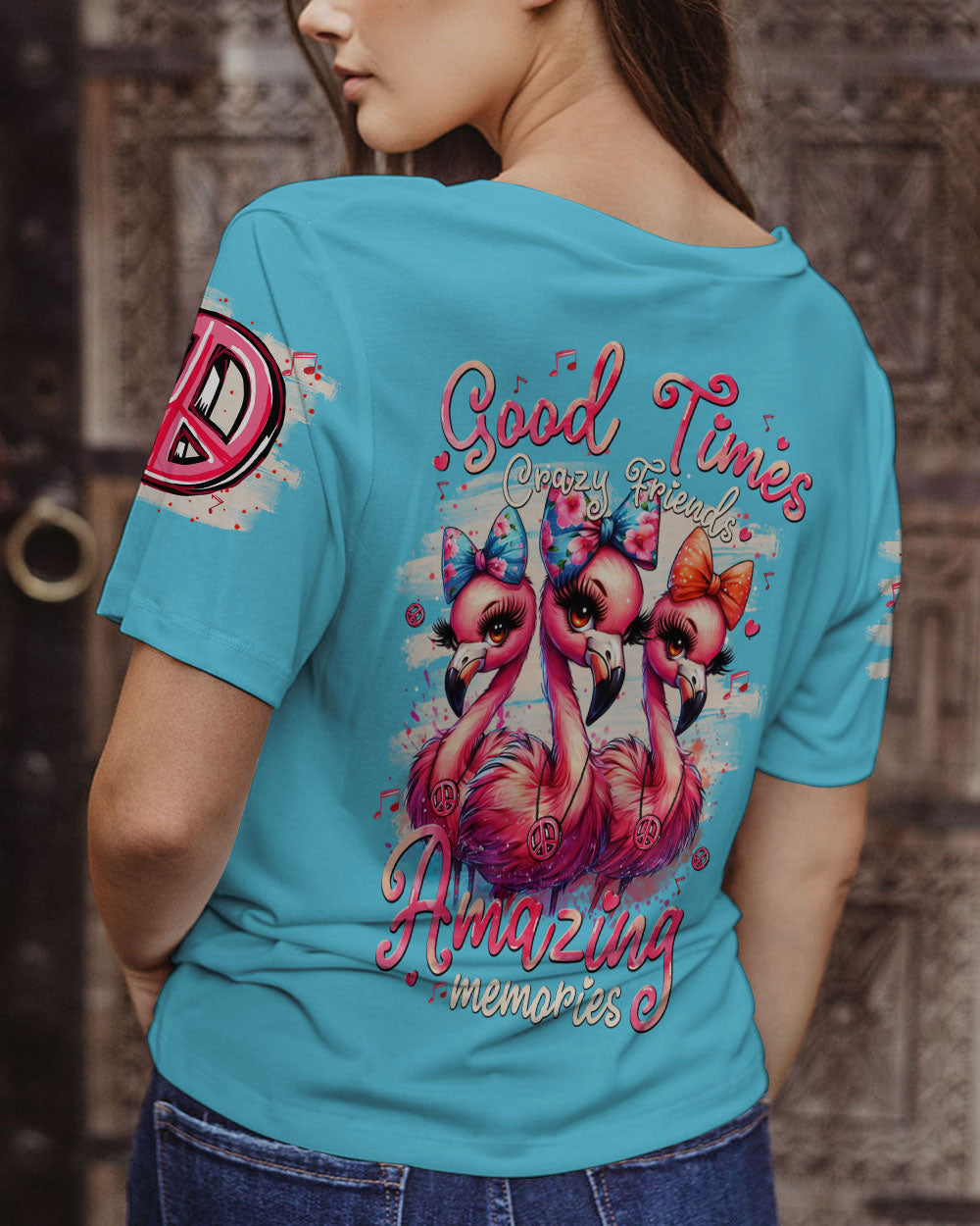 GOOD TIMES CRAZY FRIEND FLAMINGO ALL OVER PRINT - TYTM2205243