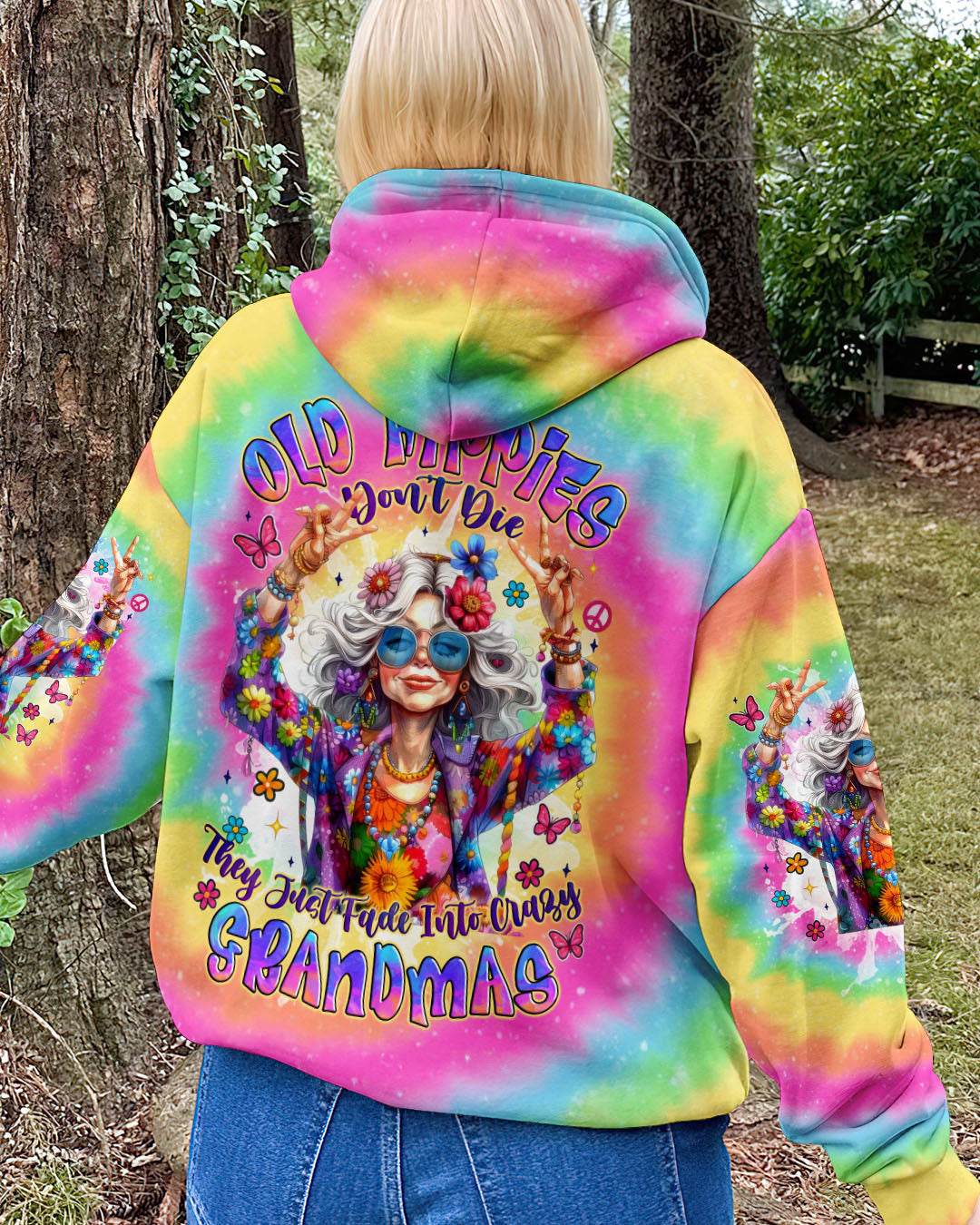 OLD HIPPIES TIE DYE ALL OVER PRINT - TYTM2205251