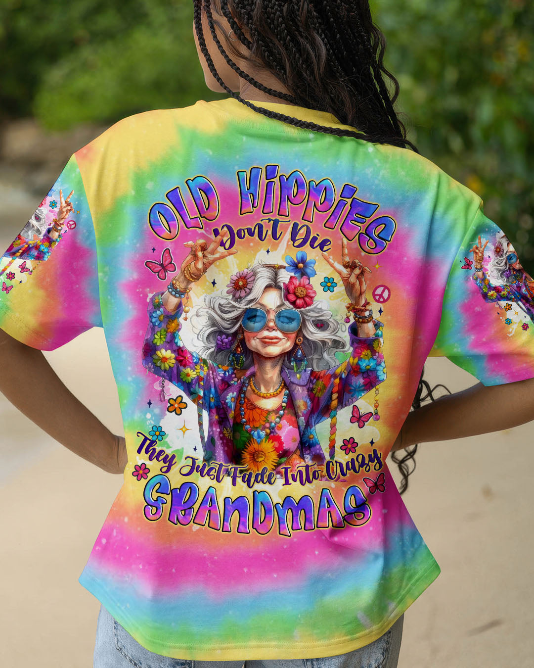 OLD HIPPIES TIE DYE ALL OVER PRINT - TYTM2205251