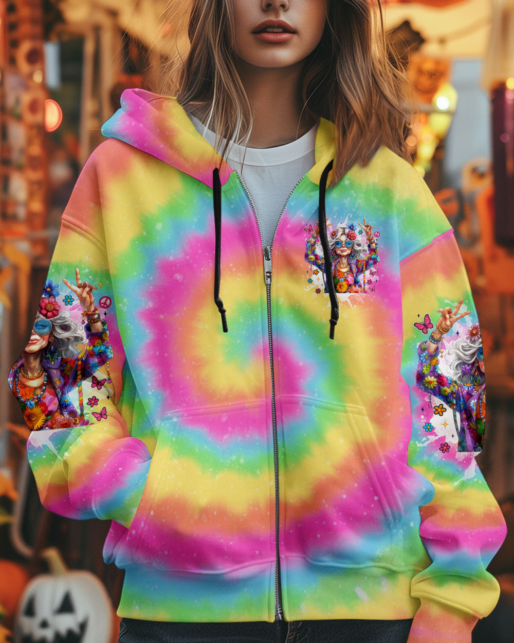 OLD HIPPIES TIE DYE ALL OVER PRINT - TYTM2205251