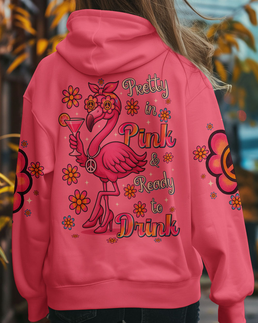 PRETTY IN PINK FLAMINGO ALL OVER PRINT - TYTM2205254