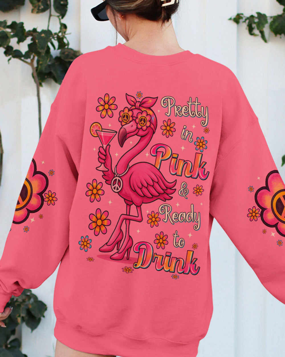 PRETTY IN PINK FLAMINGO ALL OVER PRINT - TYTM2205254