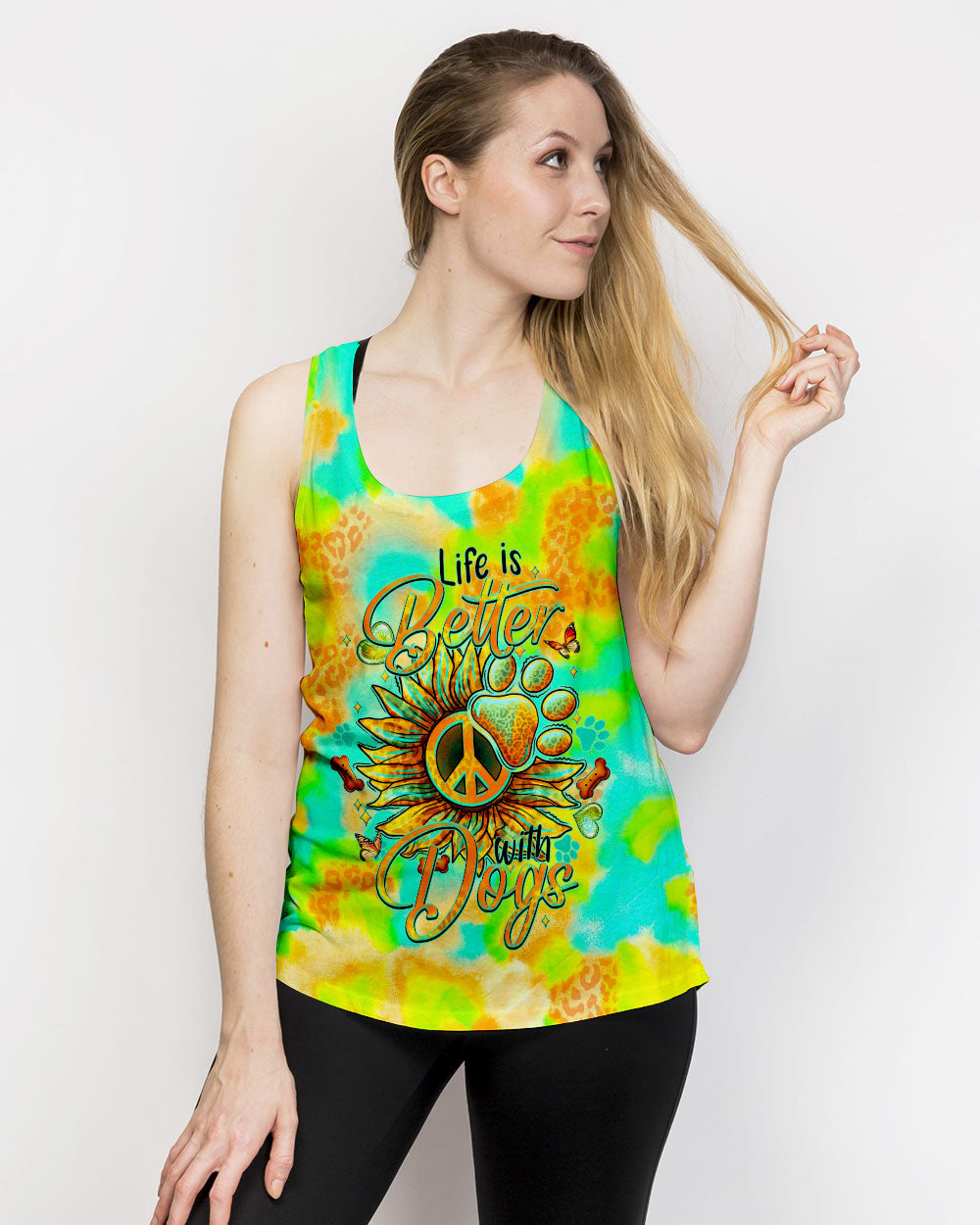 LIFE IS BETTER WITH DOGS ALL OVER PRINT - TYTM2207241