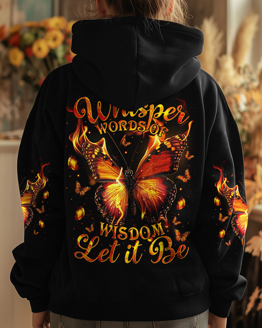 WHISPER WORDS OF WISDOM LET IT BE BUTTERFLY ALL OVER PRINT - TYTM2211241