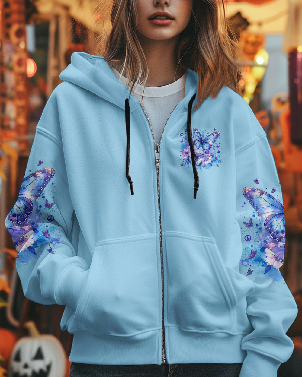 JUST BREATHE BUTTERFLIES ALL OVER PRINT - TYTM2301253