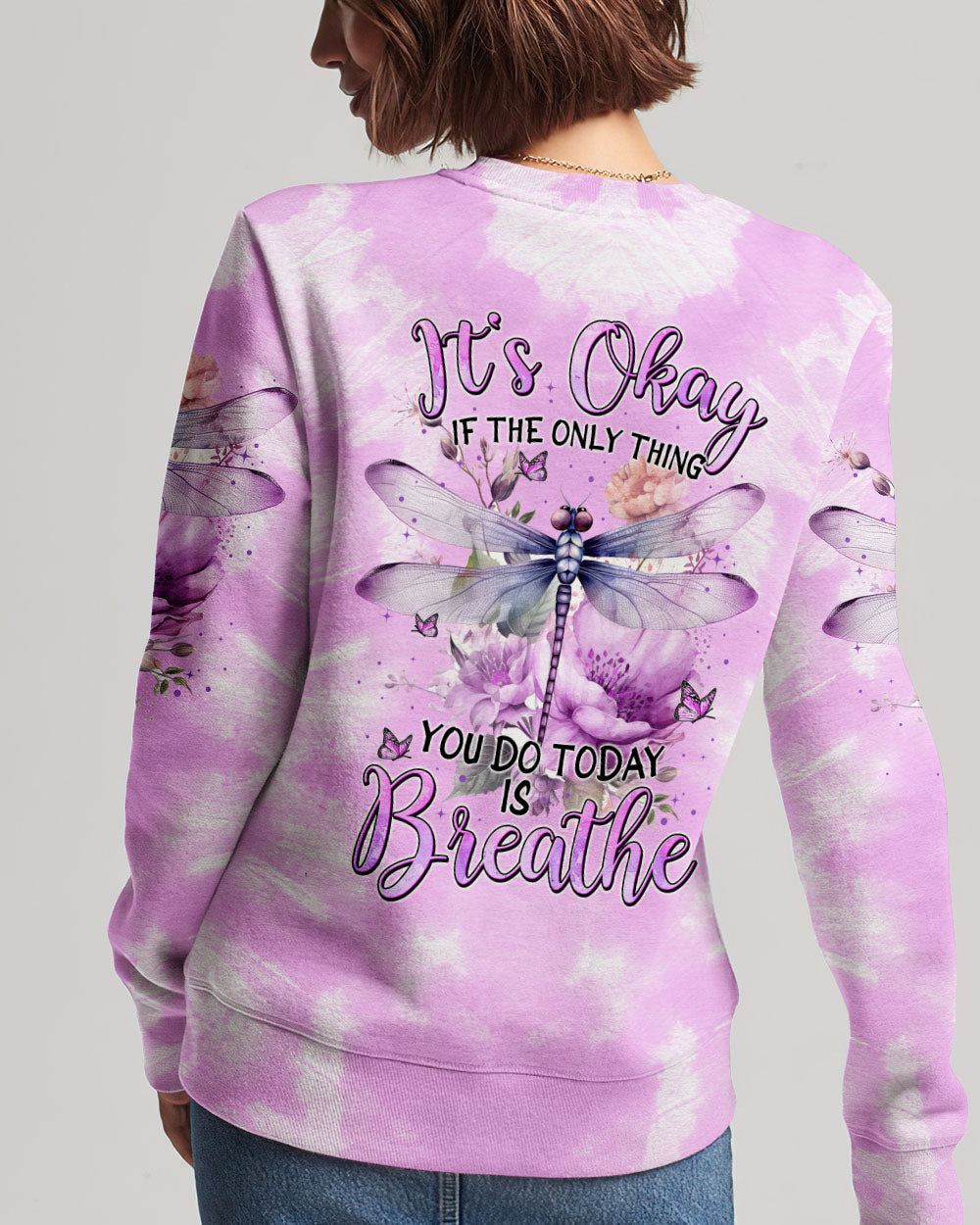 THE ONLY THING YOU DO TODAY IS BREATHE DRAGONFLY ALL OVER PRINT - TYTM2303241