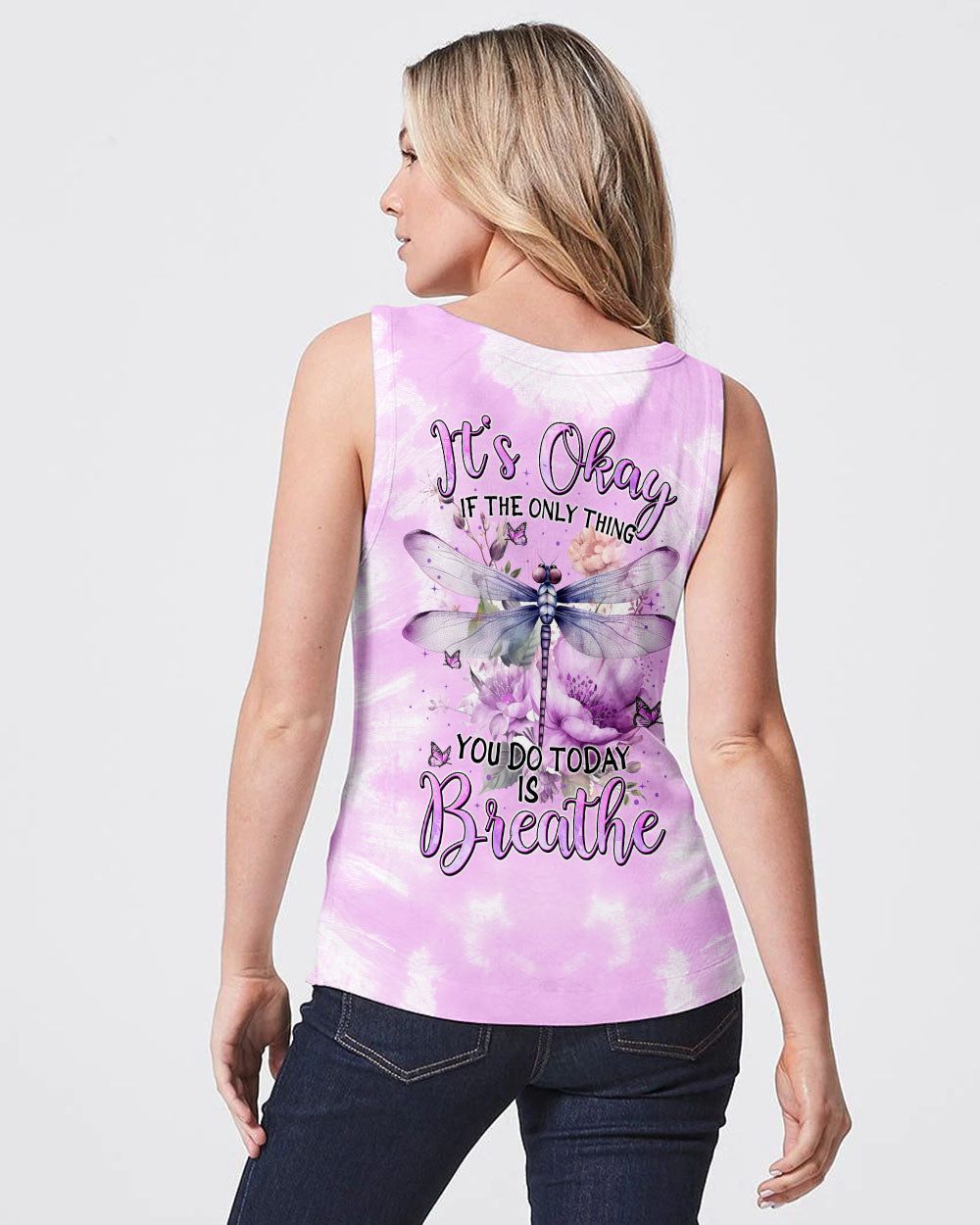 THE ONLY THING YOU DO TODAY IS BREATHE DRAGONFLY ALL OVER PRINT - TYTM2303241