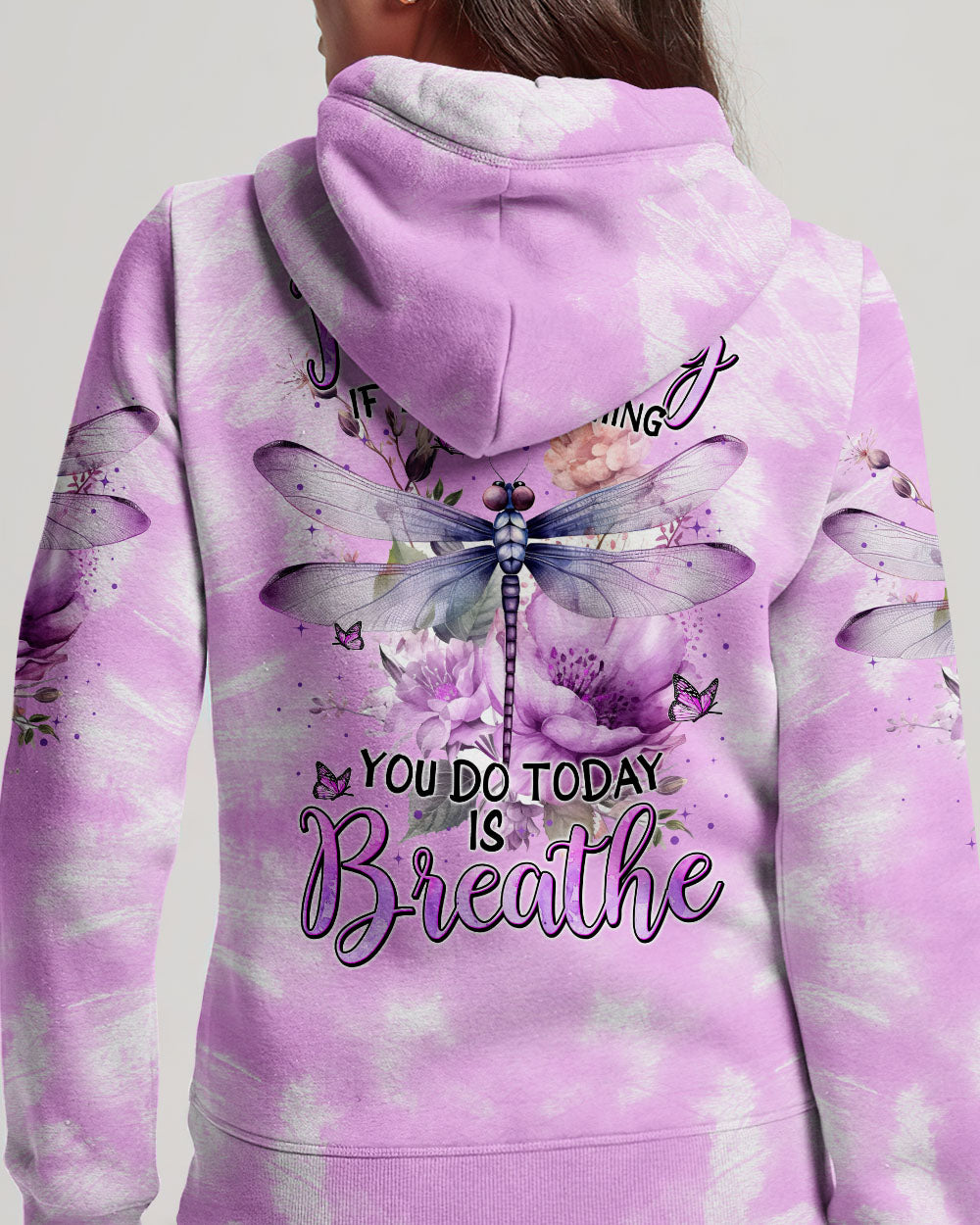 THE ONLY THING YOU DO TODAY IS BREATHE DRAGONFLY ALL OVER PRINT - TYTM2303241