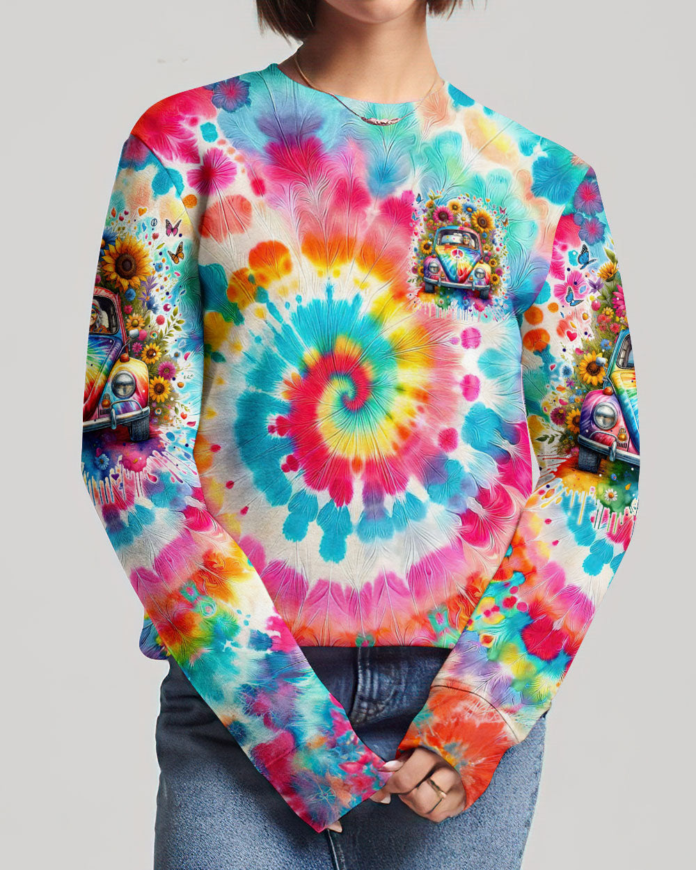 OLD HIPPIES TIE DYE ALL OVER PRINT - TYTM2304241