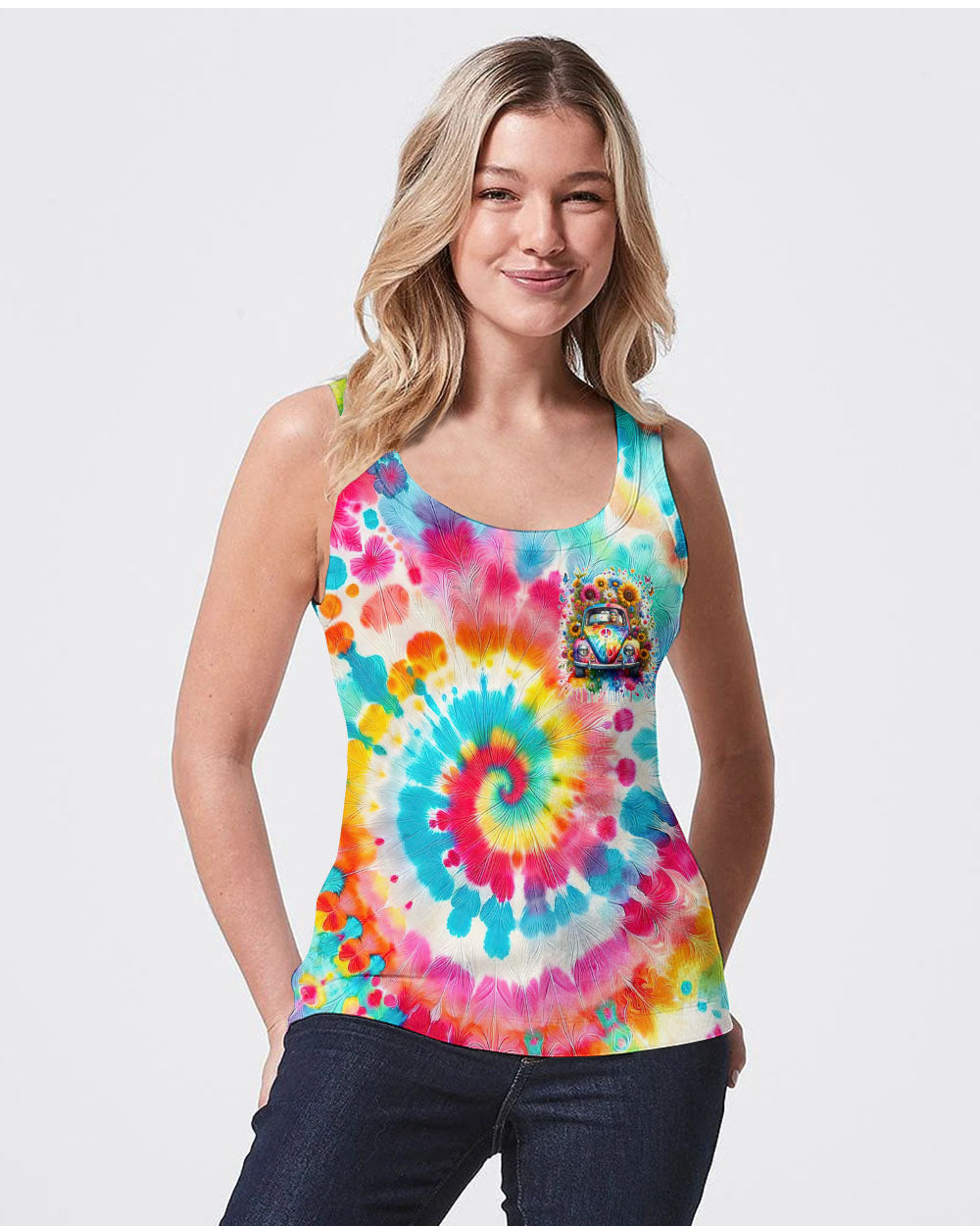 OLD HIPPIES TIE DYE ALL OVER PRINT - TYTM2304241