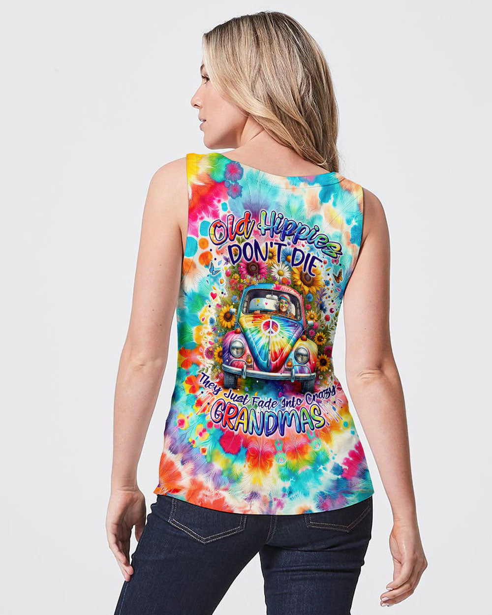 OLD HIPPIES TIE DYE ALL OVER PRINT - TYTM2304241