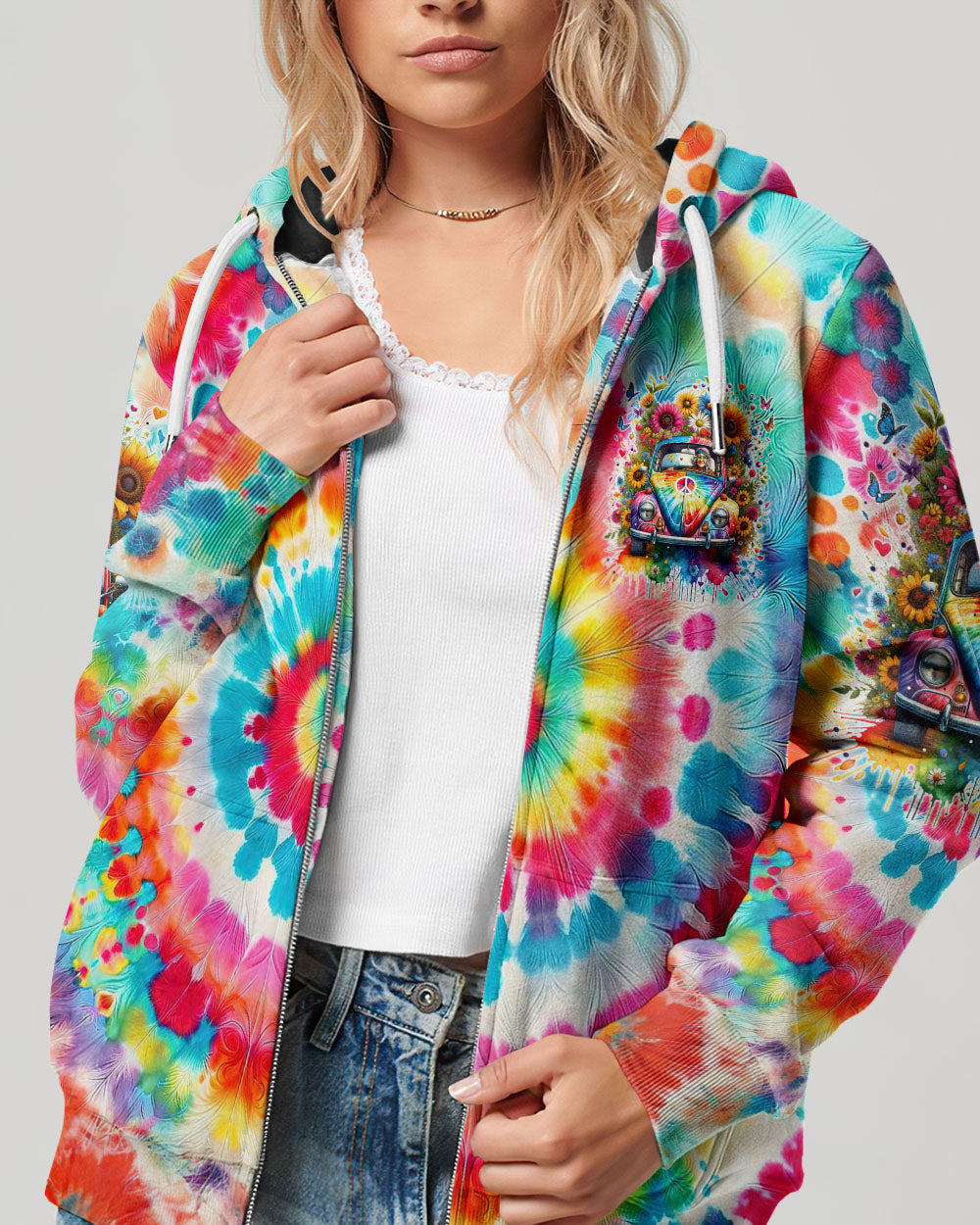 OLD HIPPIES TIE DYE ALL OVER PRINT - TYTM2304241