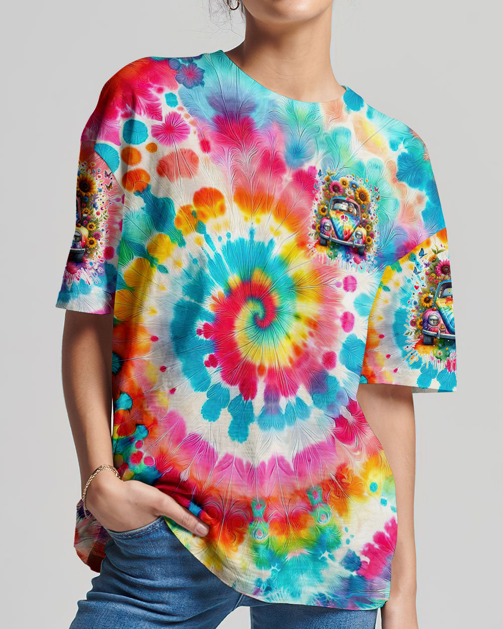 OLD HIPPIES TIE DYE ALL OVER PRINT - TYTM2304241