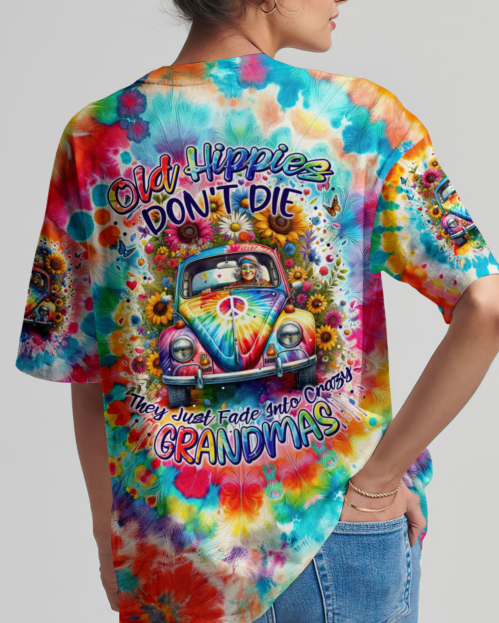 OLD HIPPIES TIE DYE ALL OVER PRINT - TYTM2304241