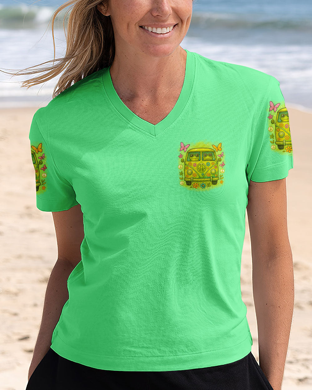 GOOD TIMES CRAZY FRIEND FROG ALL OVER PRINT - TYTM2304251