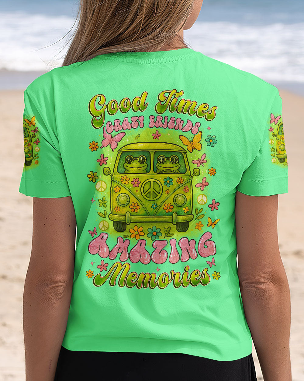 GOOD TIMES CRAZY FRIEND FROG ALL OVER PRINT - TYTM2304251