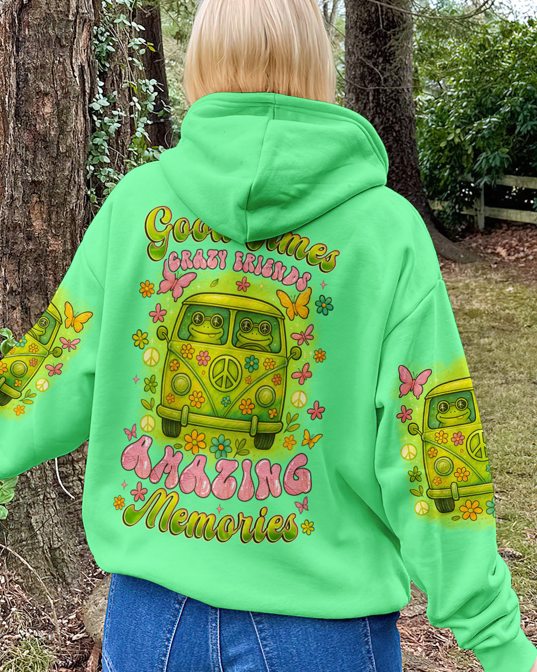GOOD TIMES CRAZY FRIEND FROG ALL OVER PRINT - TYTM2304251