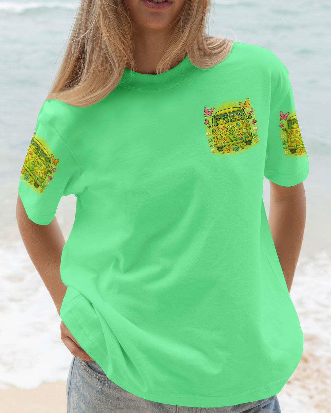 GOOD TIMES CRAZY FRIEND FROG ALL OVER PRINT - TYTM2304251