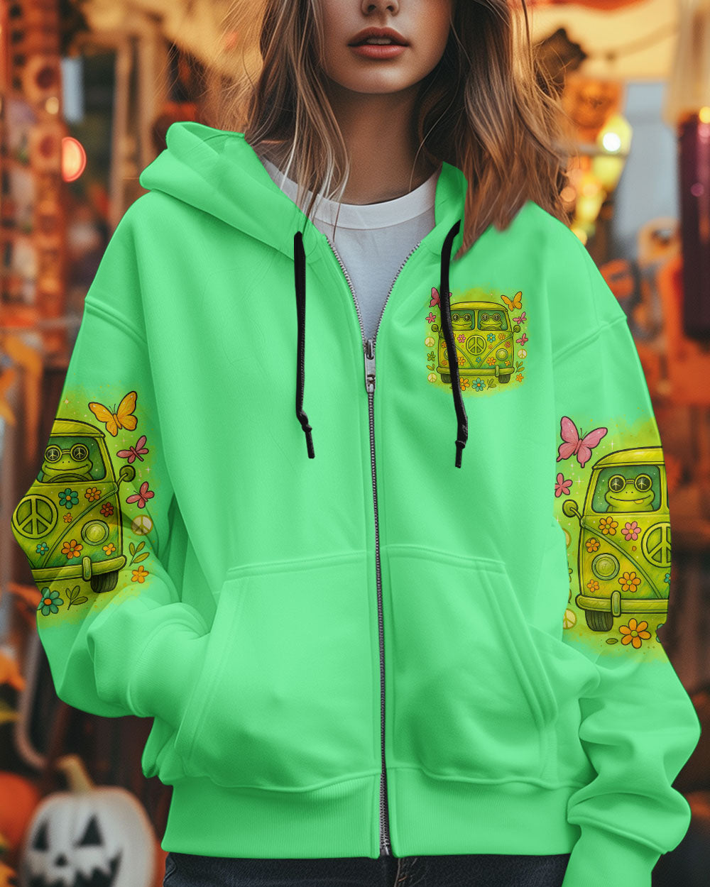 GOOD TIMES CRAZY FRIEND FROG ALL OVER PRINT - TYTM2304251