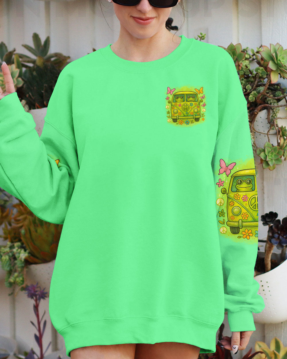 GOOD TIMES CRAZY FRIEND FROG ALL OVER PRINT - TYTM2304251