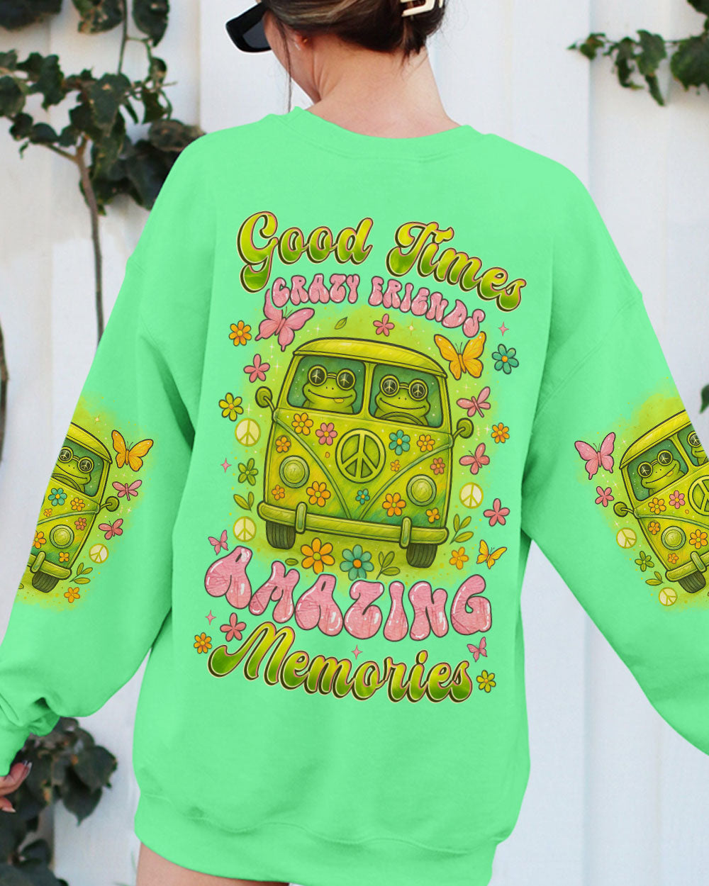GOOD TIMES CRAZY FRIEND FROG ALL OVER PRINT - TYTM2304251