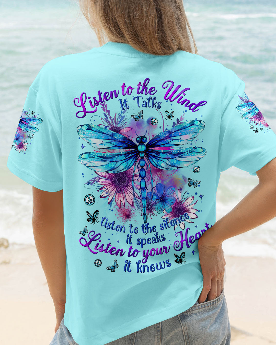 LISTEN TO THE WIND DRAGONFLY ALL OVER PRINT - TYTM2304254