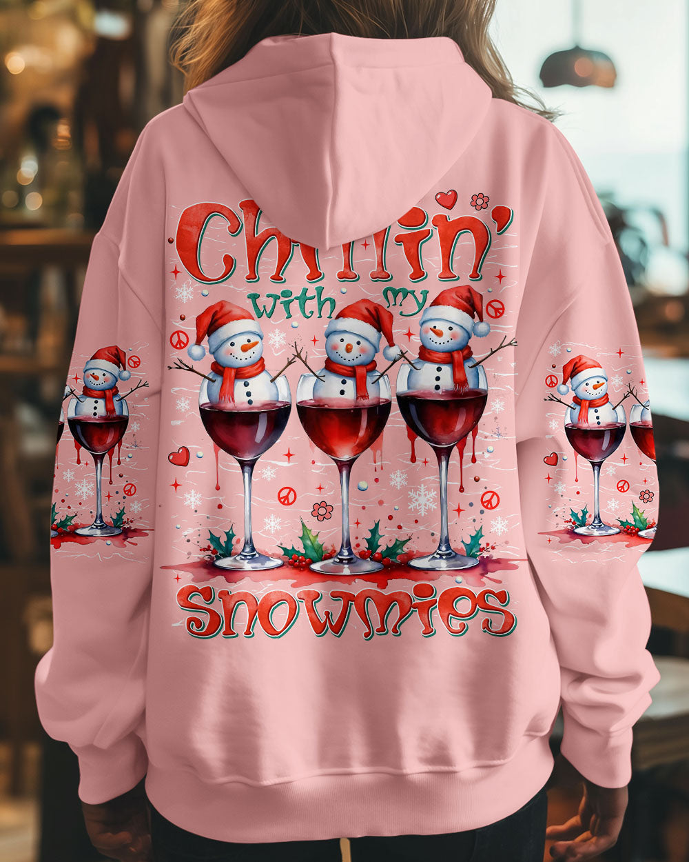CHILLIN' WITH MY SNOWMIES CHRISTMAS ALL OVER PRINT - TYTM2310244