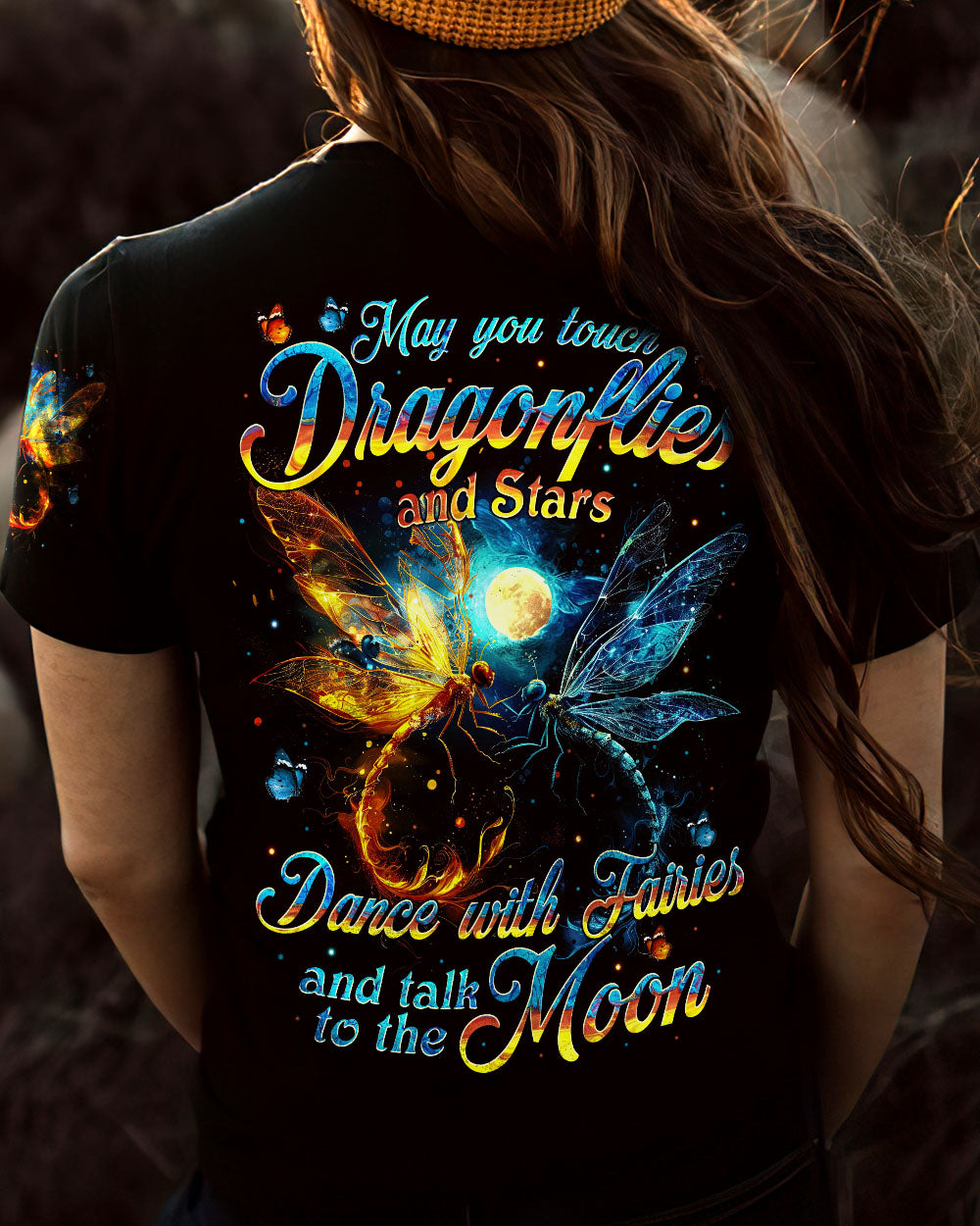 MAY YOU TOUCH DRAGONFLIES AND STARS ALL OVER PRINT - TYTM2311241