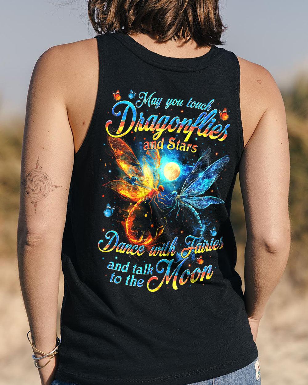 MAY YOU TOUCH DRAGONFLIES AND STARS ALL OVER PRINT - TYTM2311241